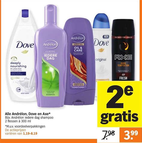 Alle Andr Lon Dove En Axe Aanbieding Bij Albert Heijn Folders Nl