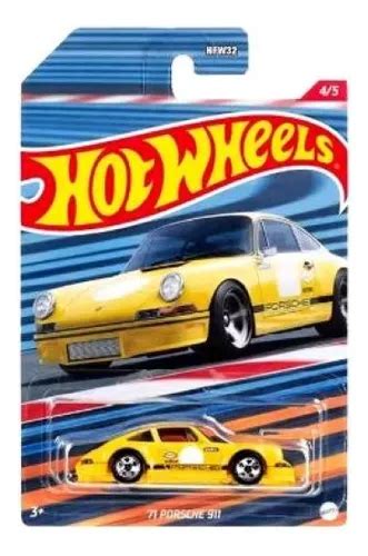 Hot Wheels Auto Temático Porsche Gdg Color Amarillo Personaje Porsche