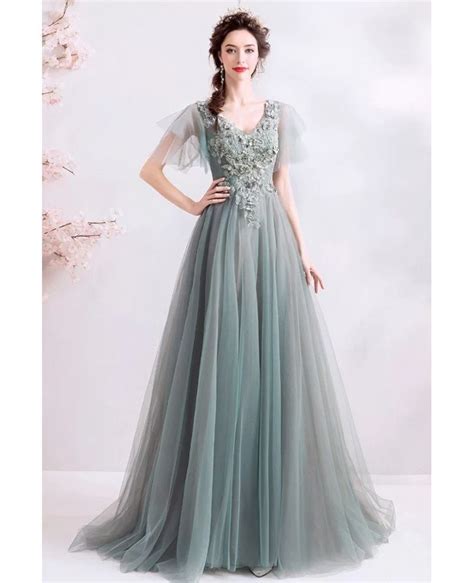 Sage green prom dress - cloudsryte