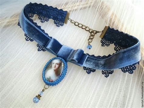 Красивый чокер из бархатной ленты и кружева. | Чокер, Женские украшения ...