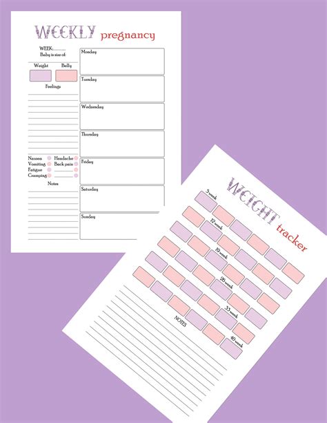 Pregnancy Planner Printable Pregnancy Journal Mom To Be Etsy