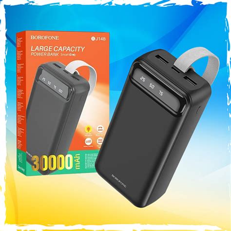 PowerBank 30000mAh BOROFONE BJ14B. Павербанк, повербанк 30000. С Led ...