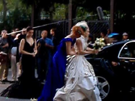 SEX AND THE CITY MOVIE Of LIVE Clips From The Filming Of The Wedding Scene YouTube