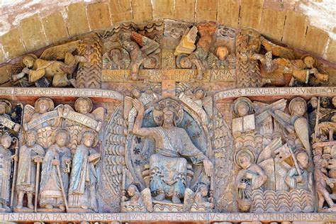 Abbey Church Of Saint Foy Conques France Abdijkerk Van Sainte Foy