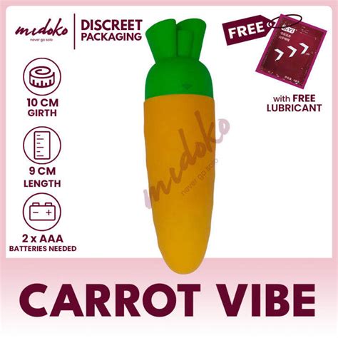 Midoko Carrot Shaped Jumping Egg Vibrator Sex Toy Lazada PH