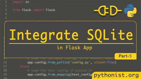 Sqlite Database In Flask Api Python P5 Flask Tutorials Youtube