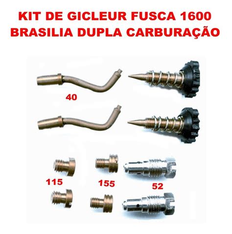 Kit Carburador Fusca Brasilia Dupla Carb Gas