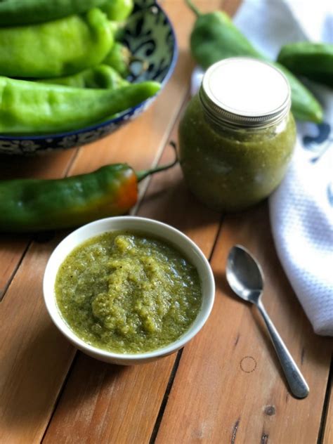 Roasted Hatch Green Chile Salsa Adrianas Best Recipes