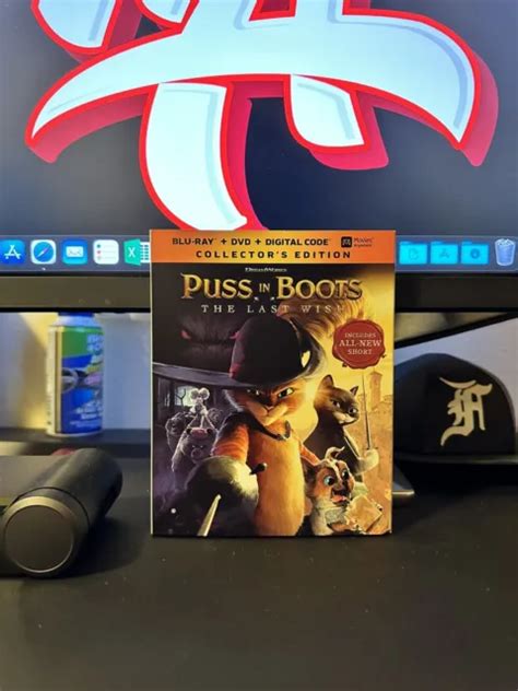 Puss In Boots The Last Wish W Slipcover Blu Ray Dvd Digital