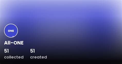 All One Profile Opensea