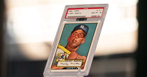 Mickey Mantle 1952 Topps Card Sells for $12.6M to Shatter $7.25M Honus ...