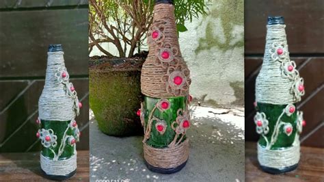 Bottle Craft Bottle Craft With Jute Rope Bottle Decoration