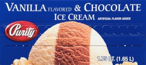 Purity Vanilla Flavored Chocolate Ice Cream 56 Fl Oz Frys Food Stores