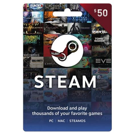 Steam Gift Card 50 USD Code Instant Email Delivery Discounted Price