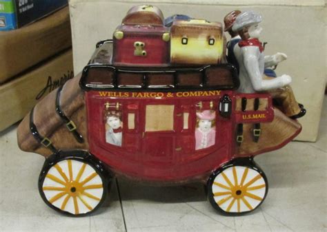 Lot Wells Fargo Stage Coach Cookie Jar