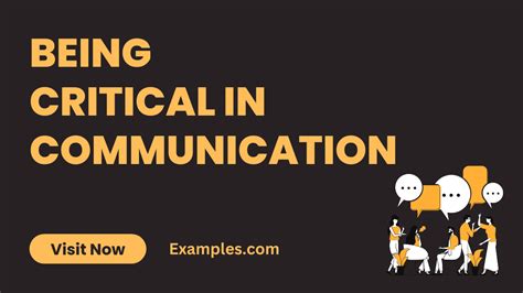 Being Critical In Communication 19 Examples How To Use Tips