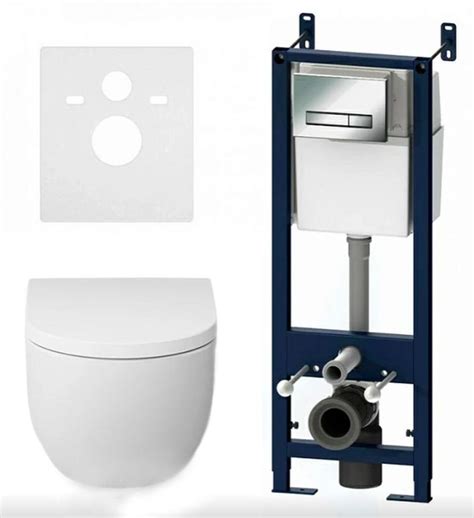 Инсталляция AM.PM Start с подвесным унитазом Like, сиденьем микролифт и ...