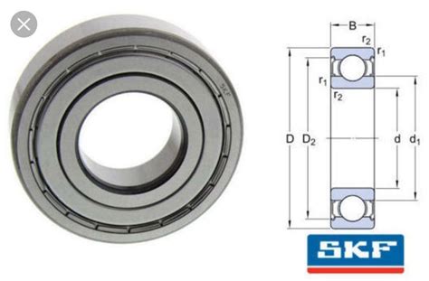 6200 2Z C3 SKF Ball Bearing 6200 ZZ 10x30x9 Mm Deep Groove Ball Bearing