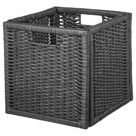 BranÄs Basket Dark Gray 32x34x32 Cm 12 ½x13 ½x12 ½ Ikea Ca