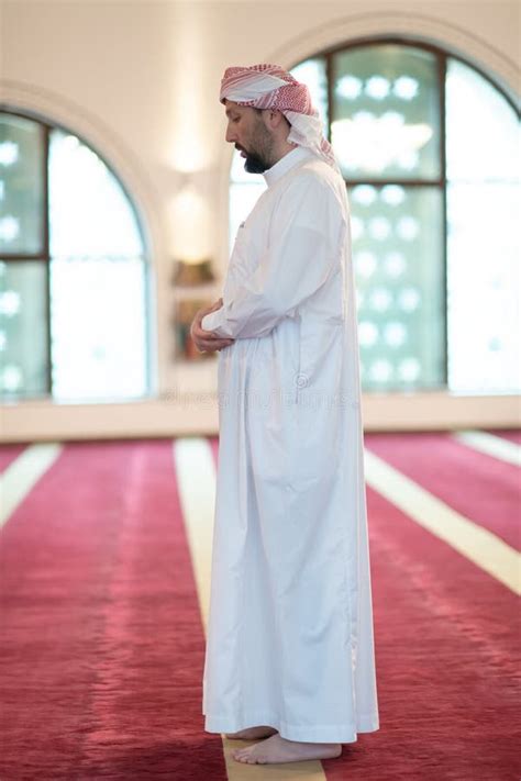 Muslim Prayer Inside the Mosque Stock Photo - Image of islamic, male ...