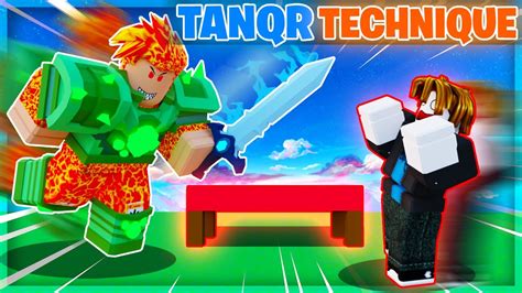 The Tanqr Diamond Sword Technique Is So Op Roblox Bedwars Youtube