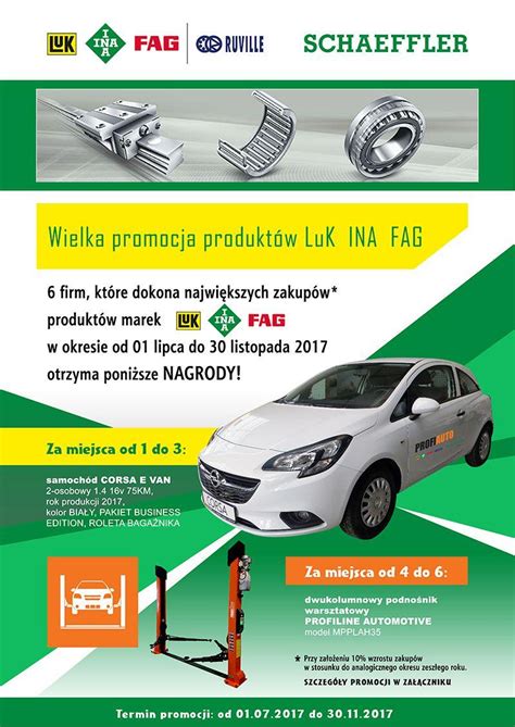Wielka promocja produktów Luk INA FAG - Data Auto