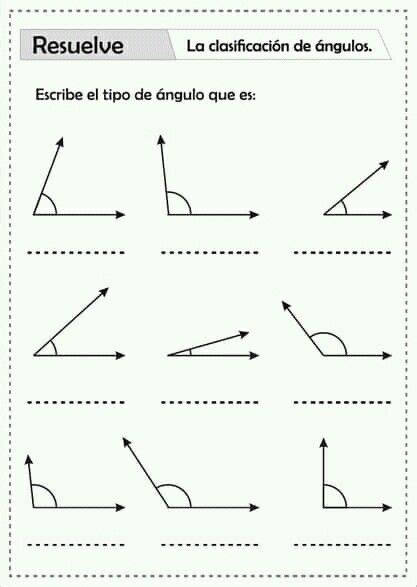 Tipos De Ngulos E P Online Worksheet For Primaria Artofit