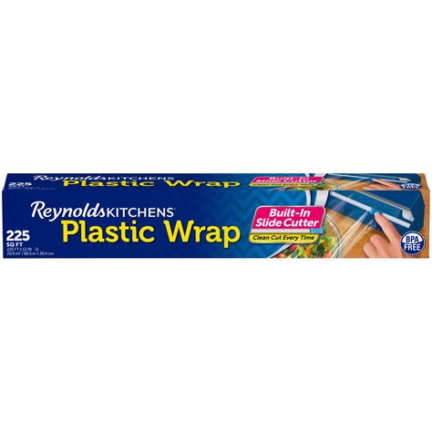 Reynolds Kitchens Quick Cut Plastic Wrap 225 Sq Ft Convenient And