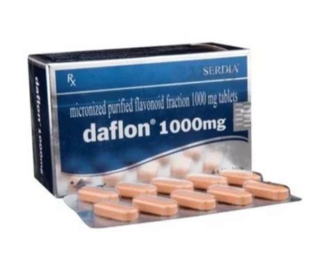 Daflon 1000mg Tablet Diosmin 900mg Hesperidin 1x20 At Rs 800