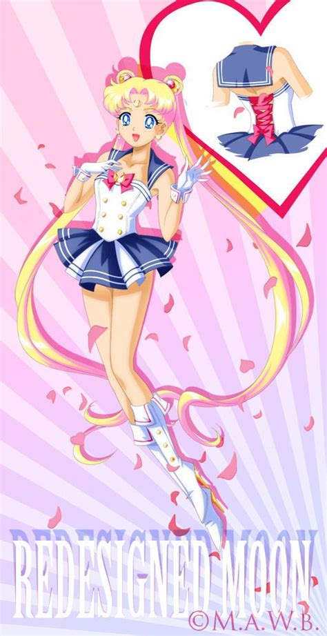 Modern Design Sailor Moon By Drachea Rannak By Marshmallowsquishy On