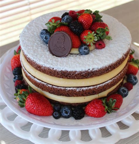 Naked Cake A Car E Mix De Frutas