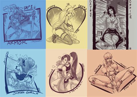 Lewdtober Day 1 6 By Faymantra Hentai Foundry