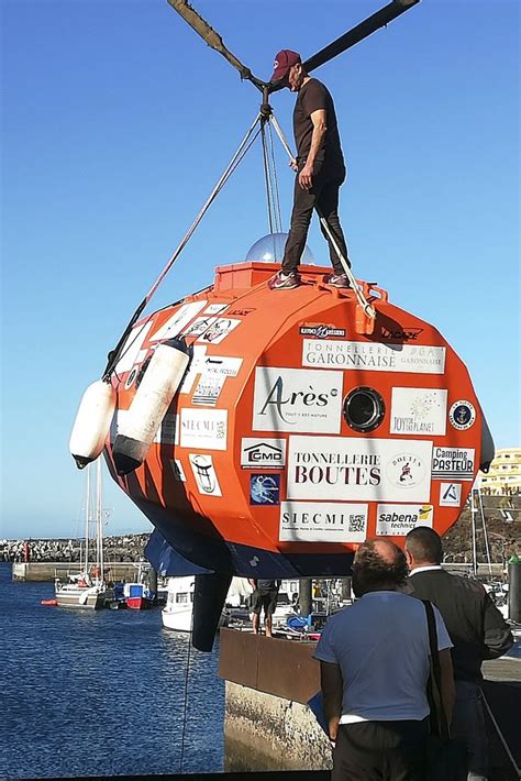 Un francés pretende atravesar el Atlántico en un barril a la deriva