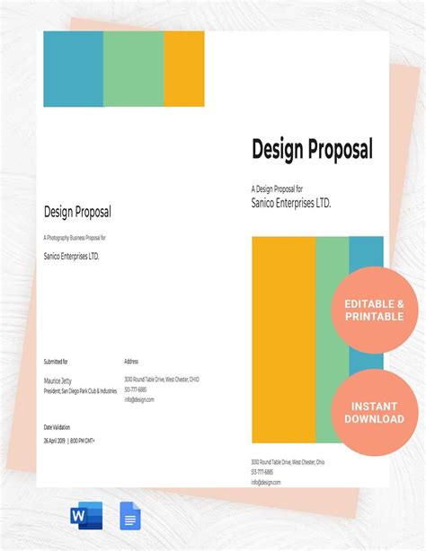 Proposal Templates In PSD Business Proposal Template Psd Free High