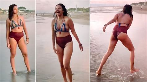 Amala Pauls Sexy Beach Video In Bikini Is Too Hot To Handle Filmy19