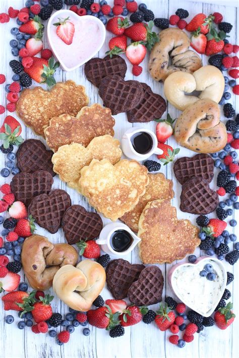 Valentine Breakfast Board Valentines Breakfast Caramel Apples