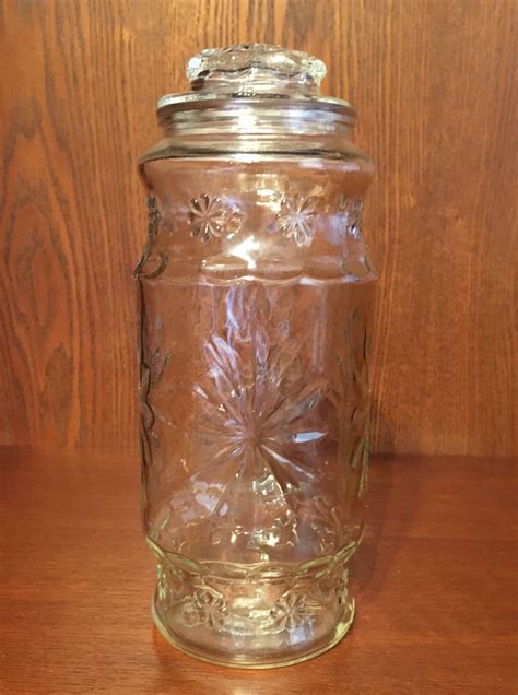 Vintage 1980 Planters Peanut Decorative Storage Glass Jar By Vintagenprints On Etsy