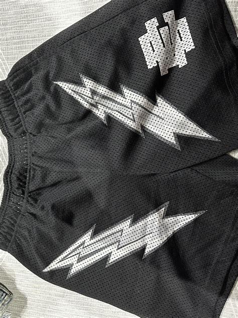Eric Emmanuel shorts black thunder - Depop