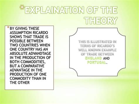 David Ricardo comparative advantage theory | PPT