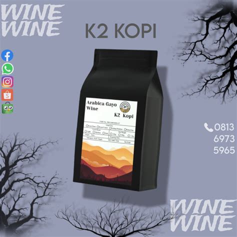 Jual Kopi Arabika Gayo Aceh Wine 1 Kg Biji BubukSan Kopi Roastery