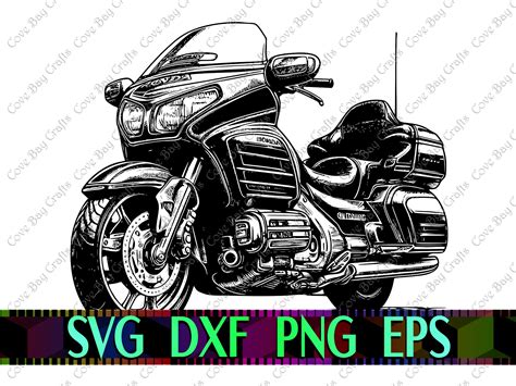 Goldwing Svg Dxf Eps Png Download Printable Editable Vector Ready