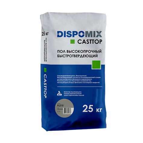 DISPOMIX Casttop FL215 наливной пол полимерцементный - цена, купить с ...