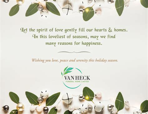 Welcome - Van Heck Funeral Home Ltd.