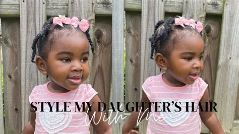 Style My Daughters Hair With Me Protective Style Youtube