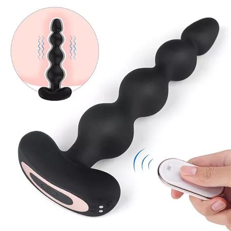 Plug Anal Escalonado Vibro Excita Estimula Ponto G Gozar