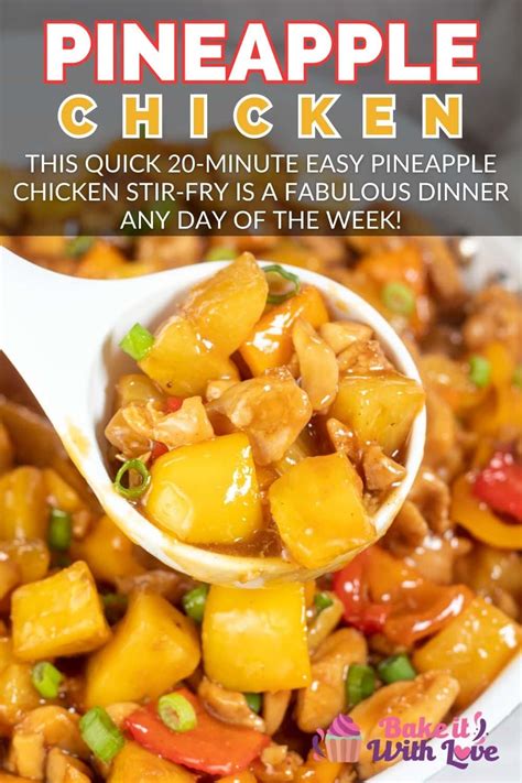 Best Pineapple Chicken An Easy 30 Minute Stir Fry Dinner