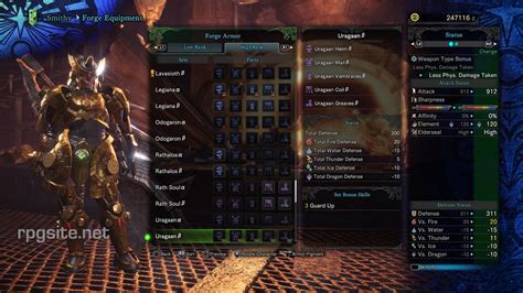 Monster Hunter World High Rank Female Armor Sets All High Rank Female Armor Sets Pictured Rpg