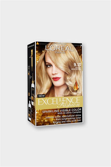 L OREAL PARIS EXCELLENCE FASHION HAIR COLOR GOLDEN BEIGE BLONDE