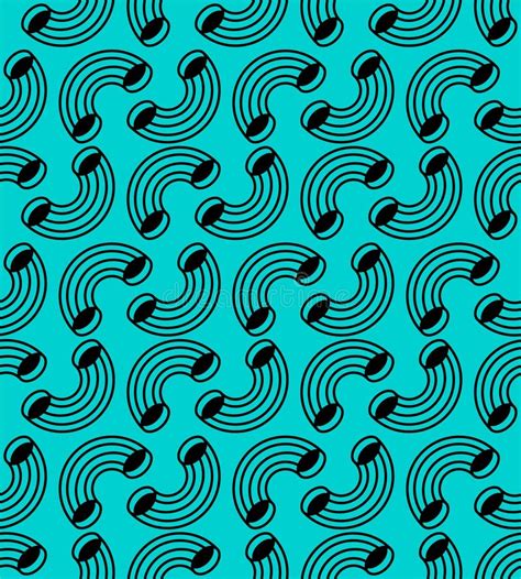 Pasta Pattern Seamless Pasta With Sauce Sign Background Stock Vector