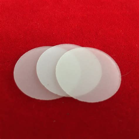 Heat Resistance Processing Opaque Frosty Quartz Glass Disc China